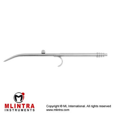 Byrd Suction Tube Stainless Steel, 21.5 cm - 8 1/2" Diameter 2.5 mm Ø